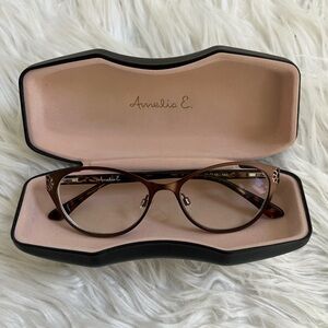 Amelia E. Abigail Cat Eye Frames and Case